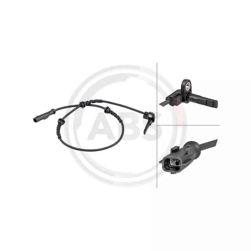 Capteur, vitesse de roue A.B.S. 31466