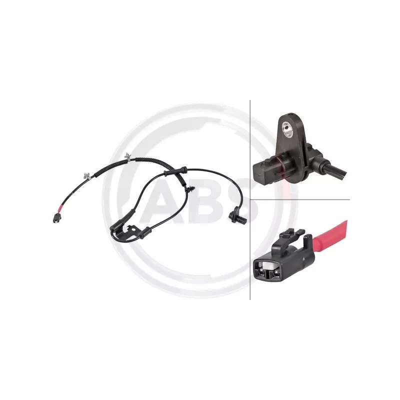 Capteur, vitesse de roue A.B.S. 31550