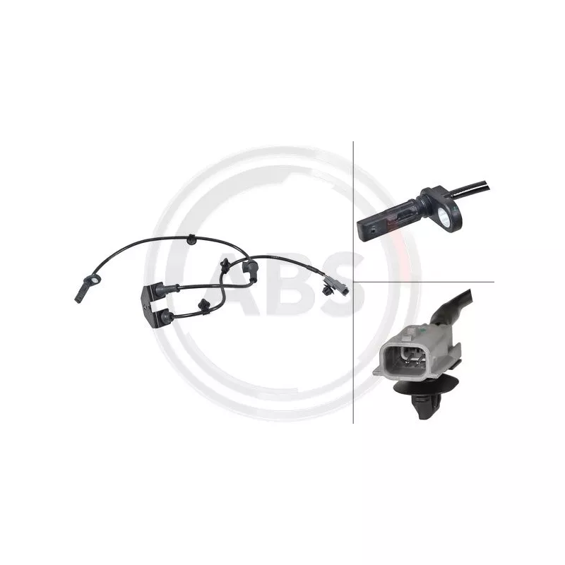 Capteur, vitesse de roue A.B.S. 31580