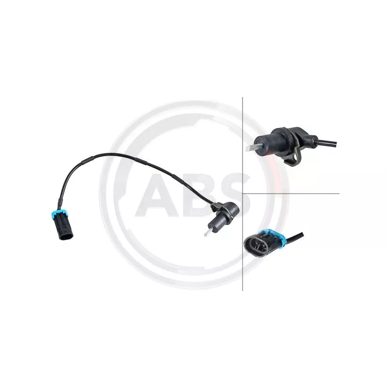Capteur, vitesse de roue A.B.S. 31589
