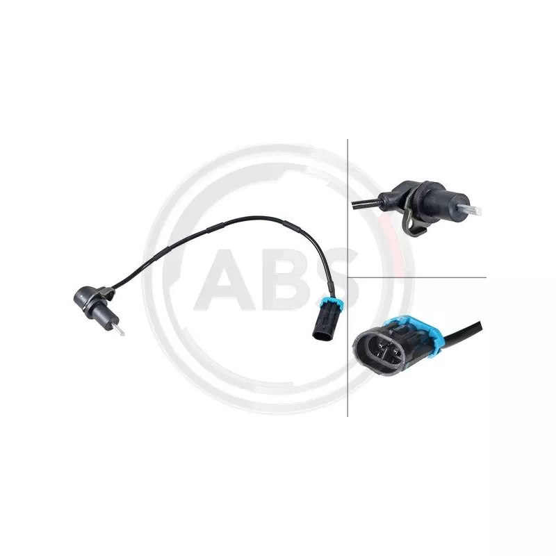 Capteur, vitesse de roue A.B.S. 31590