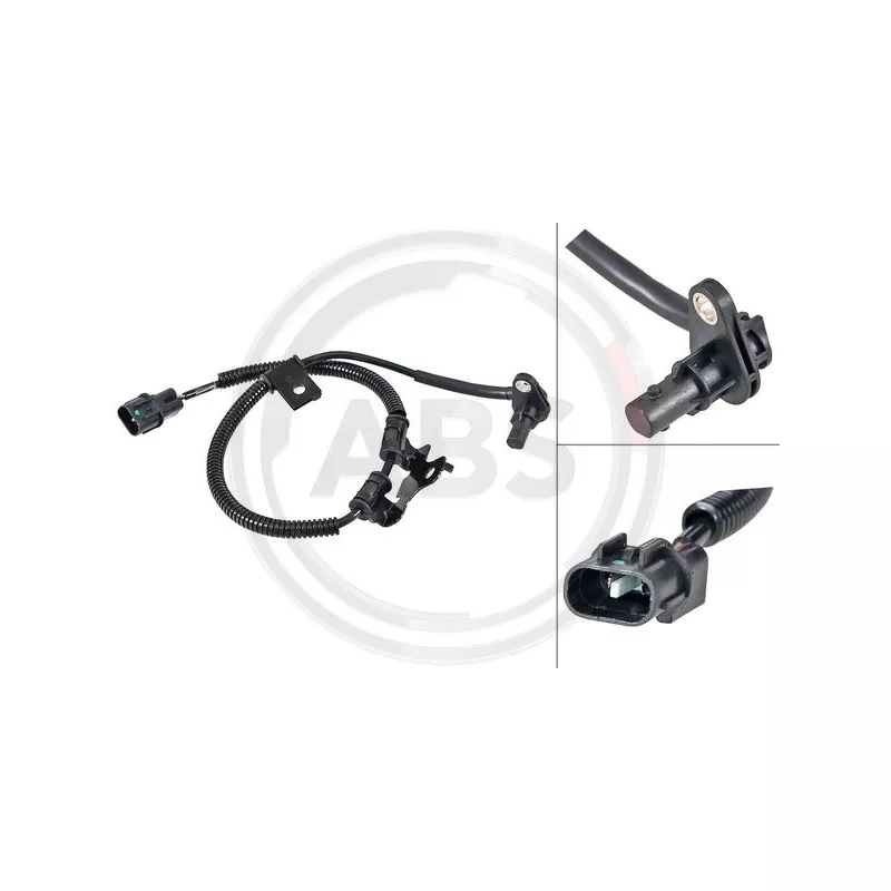 Capteur, vitesse de roue A.B.S. 31598