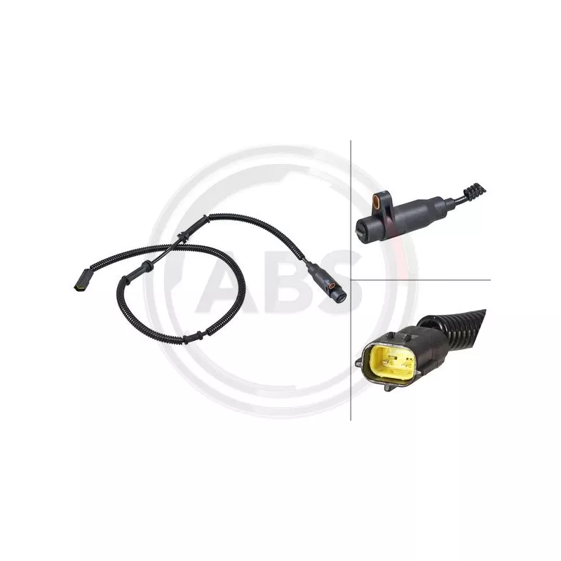 Capteur, vitesse de roue A.B.S. 31619