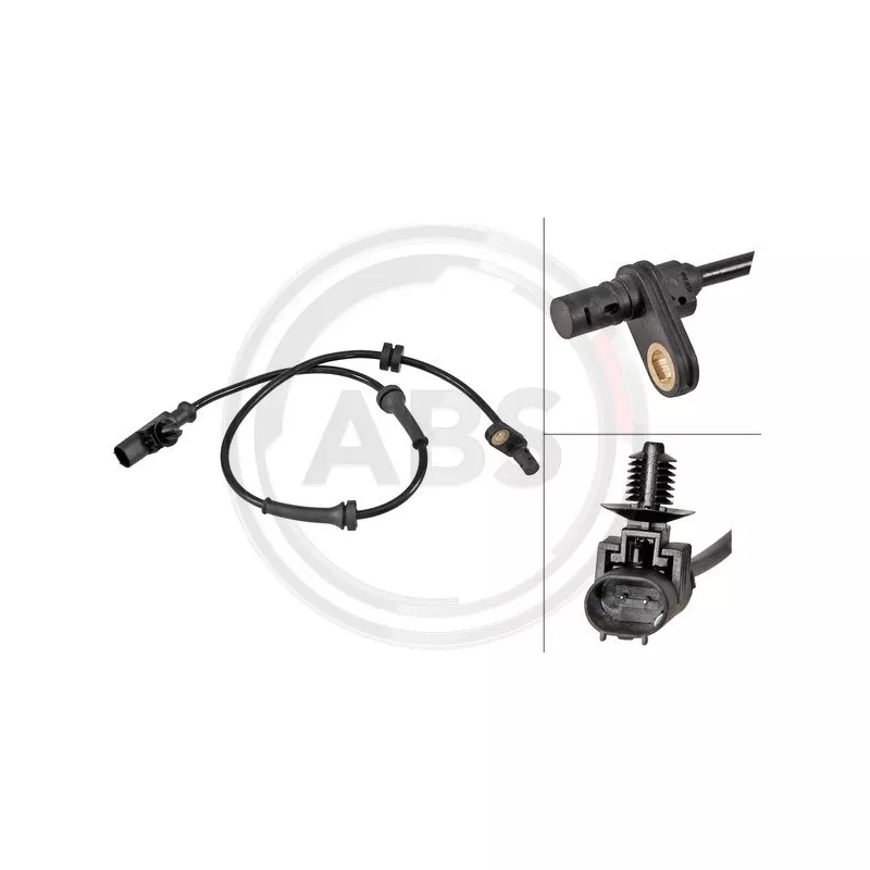 Capteur, vitesse de roue A.B.S. 31636