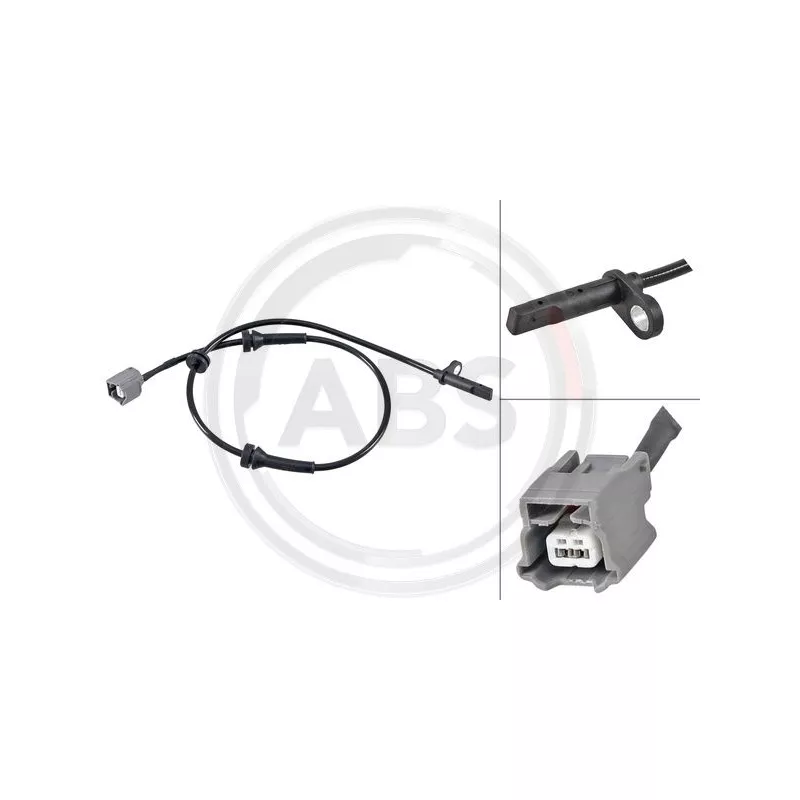 Capteur, vitesse de roue A.B.S. 31640