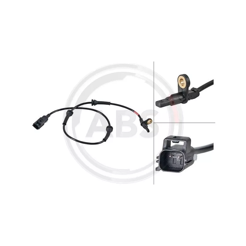 Capteur, vitesse de roue A.B.S. 31647