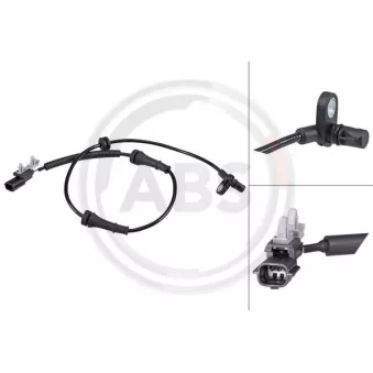 Capteur, vitesse de roue A.B.S. 31695