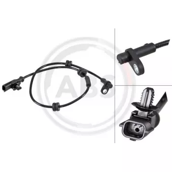 Capteur, vitesse de roue A.B.S. 31722