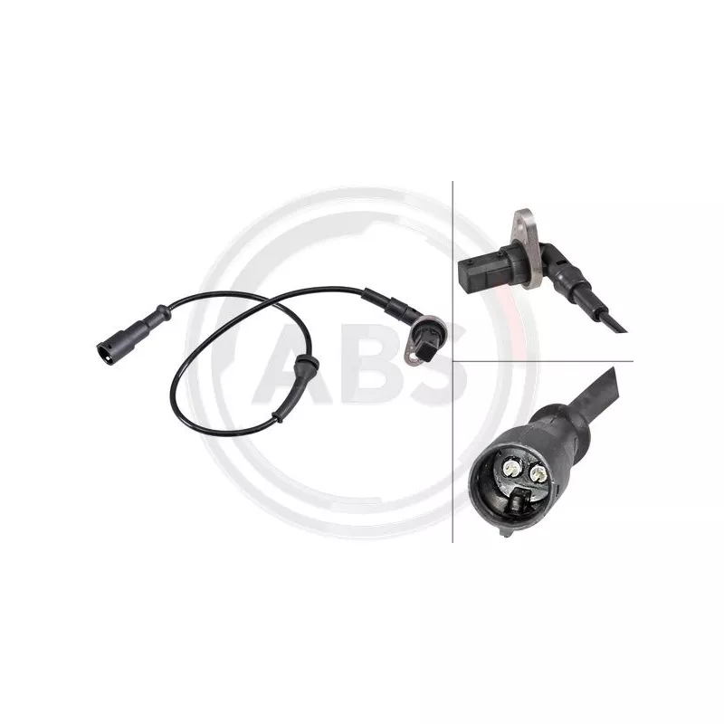 Capteur, vitesse de roue A.B.S. 32180
