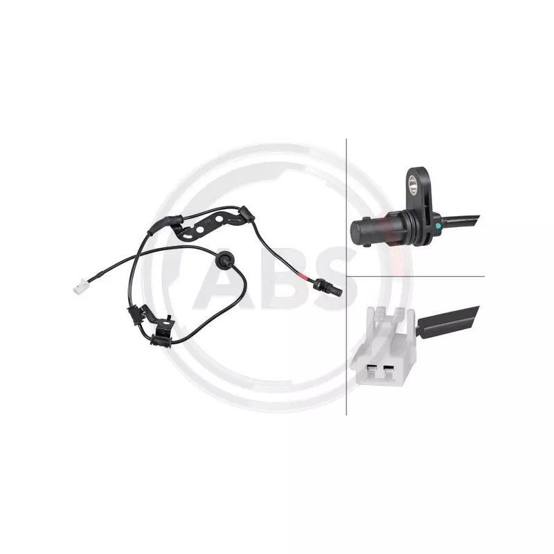 Capteur, vitesse de roue A.B.S. 32257