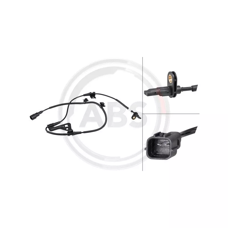 Capteur, vitesse de roue A.B.S. 32297