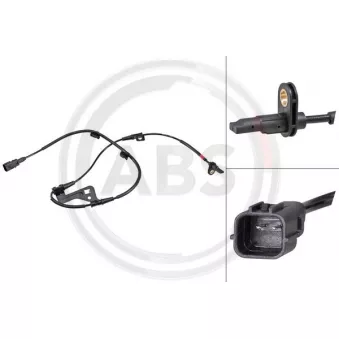 Capteur, vitesse de roue A.B.S. 32298