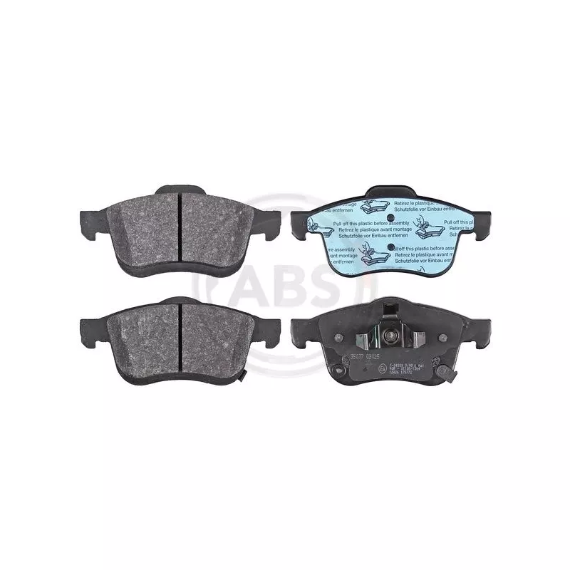 Jeu de 4 plaquettes de frein avant A.B.S. 35037