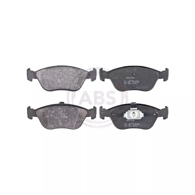 Jeu de 4 plaquettes de frein avant A.B.S. 35044