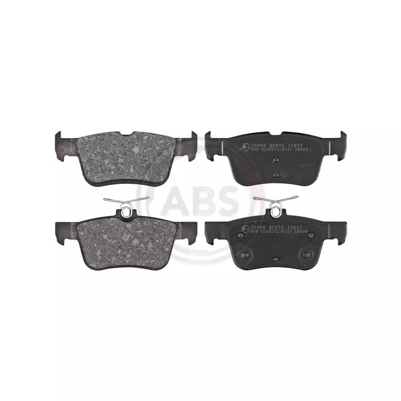 Jeu de 4 plaquettes de frein arrière A.B.S. 35060