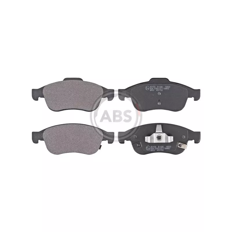 Jeu de 4 plaquettes de frein avant A.B.S. 35103