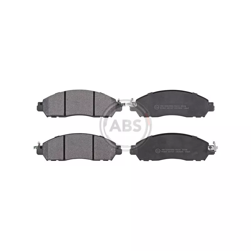 Jeu de 4 plaquettes de frein avant A.B.S. 35128