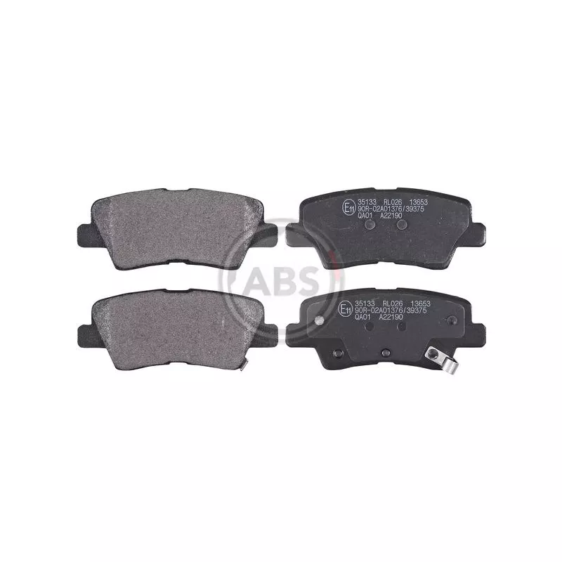 Jeu de 4 plaquettes de frein arrière A.B.S. 35133