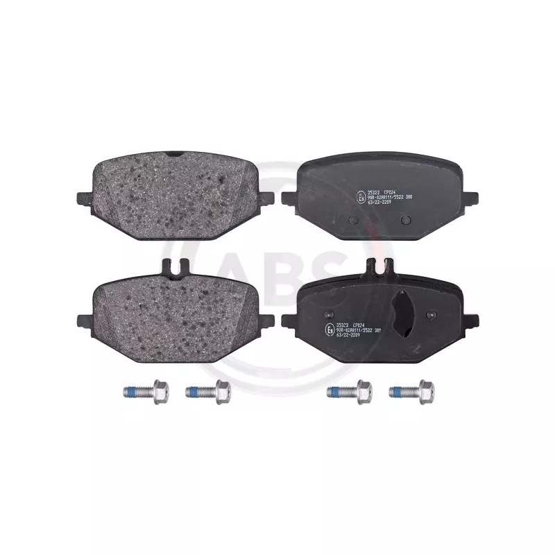 Jeu de 4 plaquettes de frein arrière A.B.S. 35323