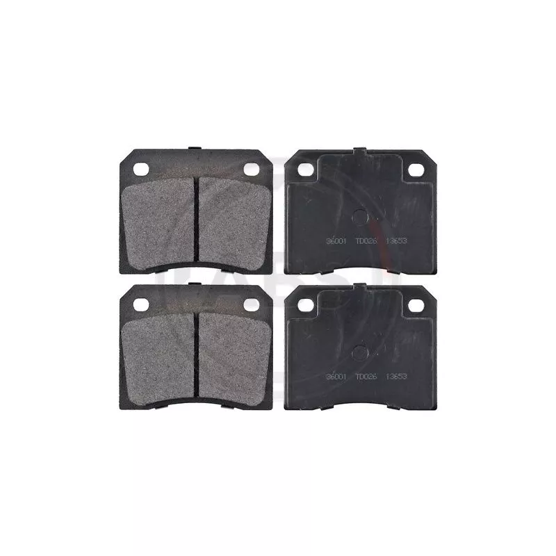 Jeu de 4 plaquettes de frein arrière A.B.S. 36001