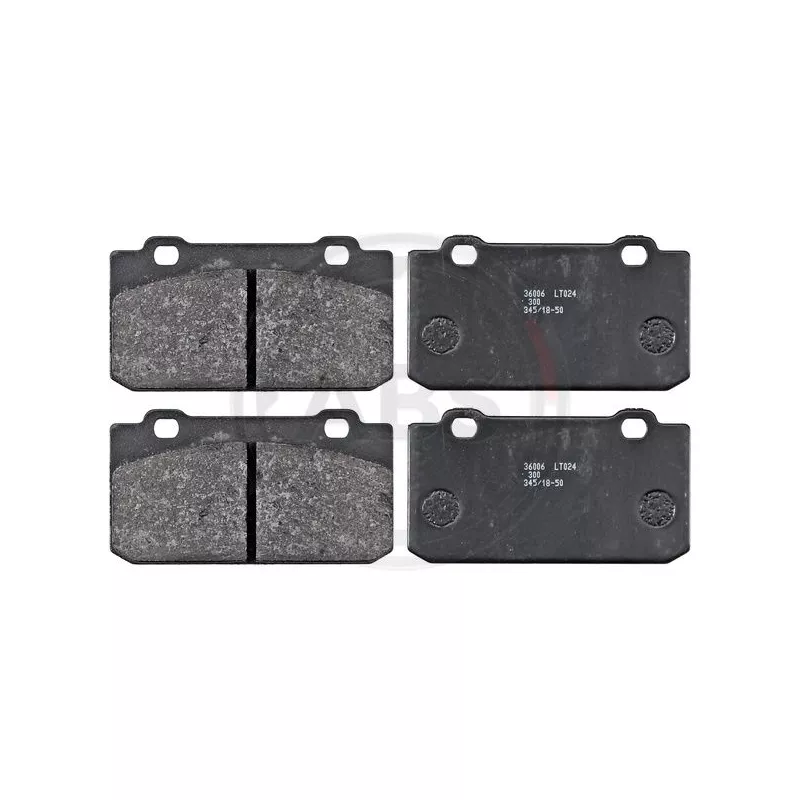 Jeu de 4 plaquettes de frein avant A.B.S. 36006