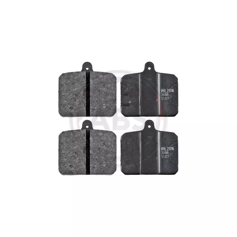 Jeu de 4 plaquettes de frein avant A.B.S. 36056