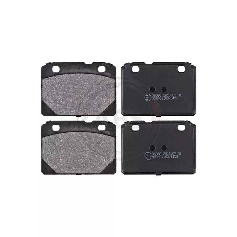 Jeu de 4 plaquettes de frein avant A.B.S. 36080