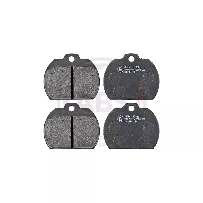 Jeu de 4 plaquettes de frein avant A.B.S. 36086