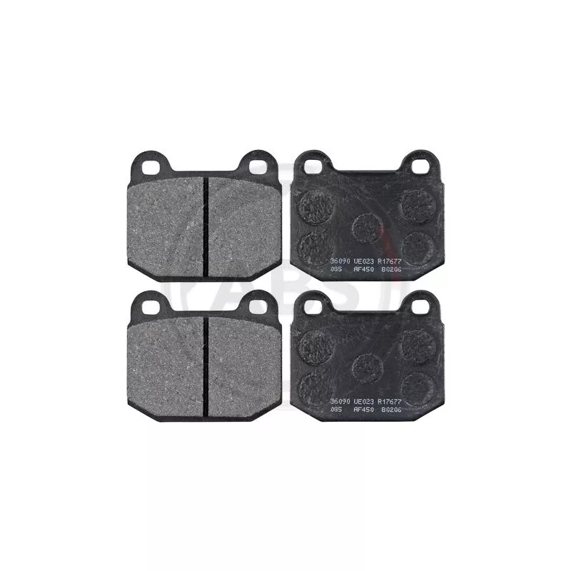 Jeu de 4 plaquettes de frein avant A.B.S. 36090