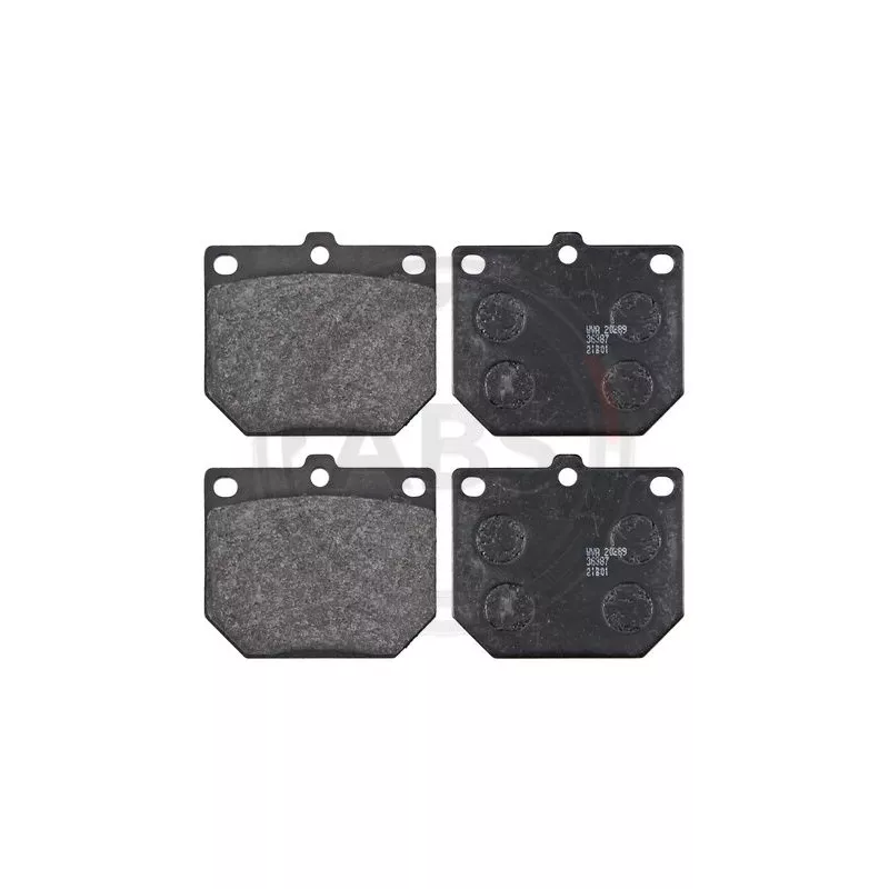 Jeu de 4 plaquettes de frein avant A.B.S. 36387