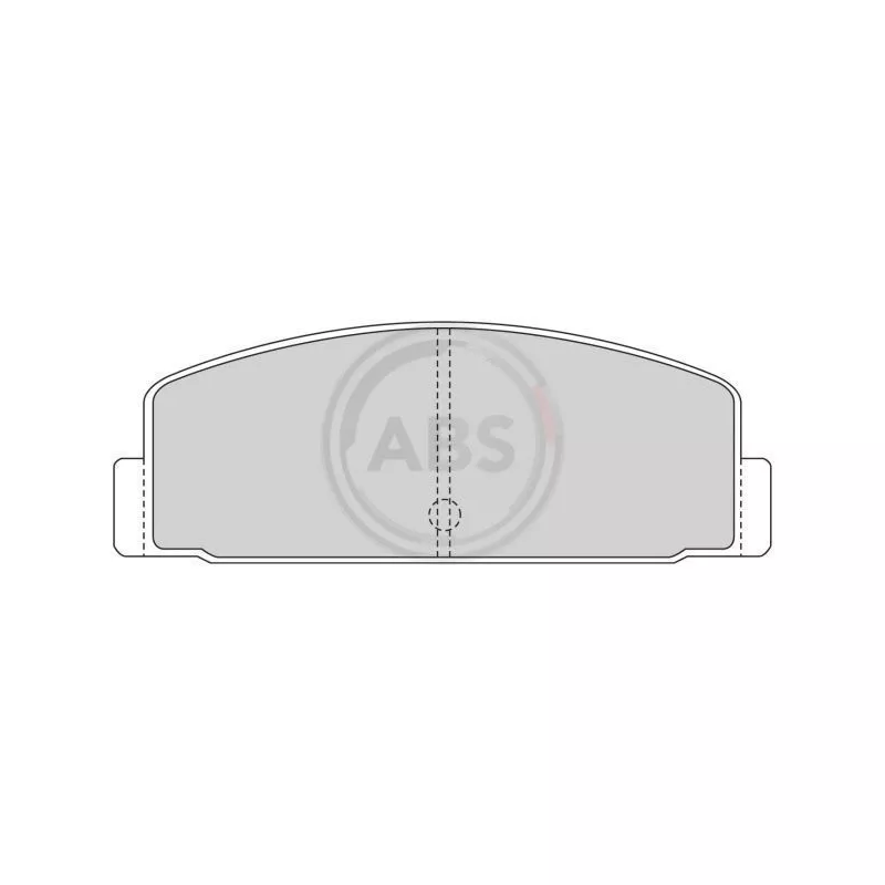 Jeu de 4 plaquettes de frein arrière A.B.S. 36390