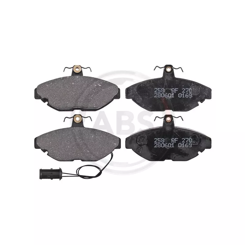 Jeu de 4 plaquettes de frein avant A.B.S. 36513