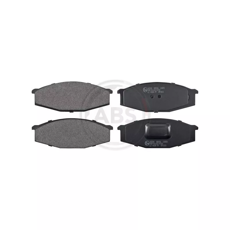 Jeu de 4 plaquettes de frein avant A.B.S. 36528