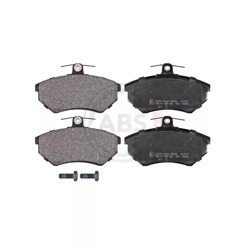 Jeu de 4 plaquettes de frein avant A.B.S. 36789