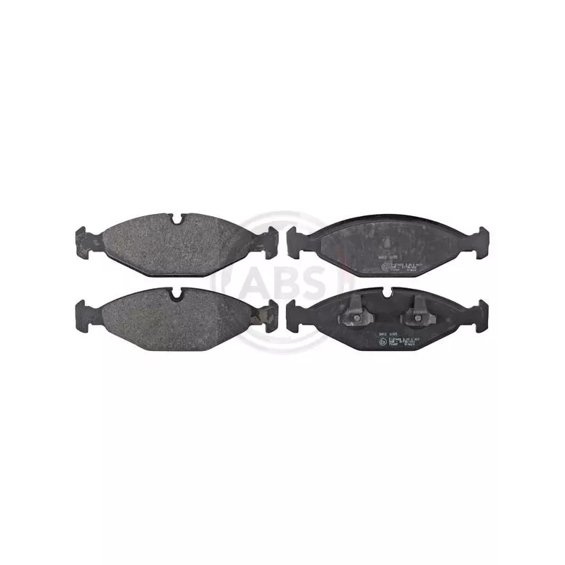 Jeu de 4 plaquettes de frein avant A.B.S. 36812