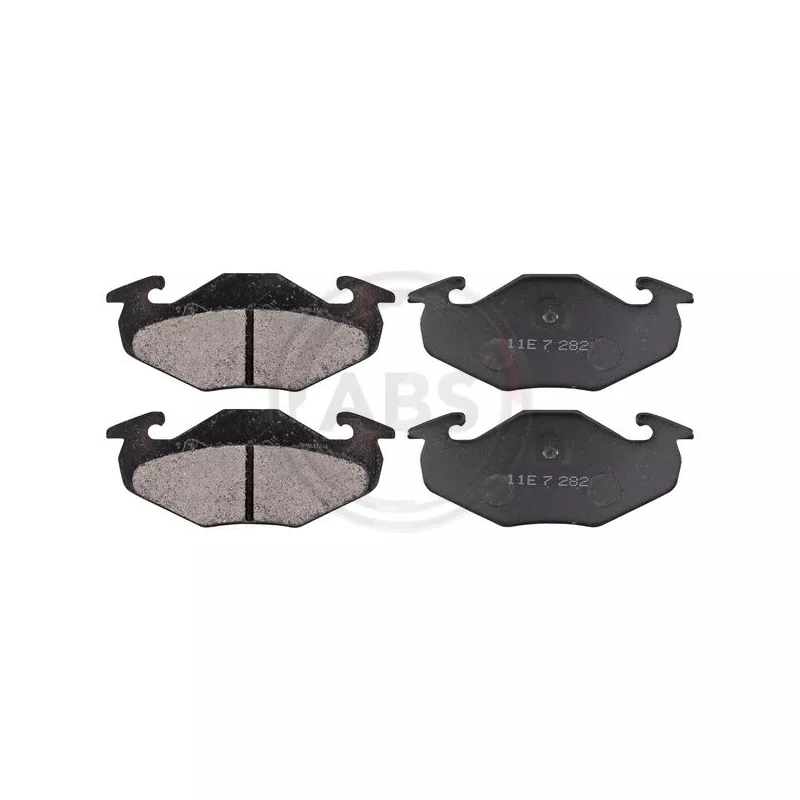 Jeu de 4 plaquettes de frein arrière A.B.S. 36967