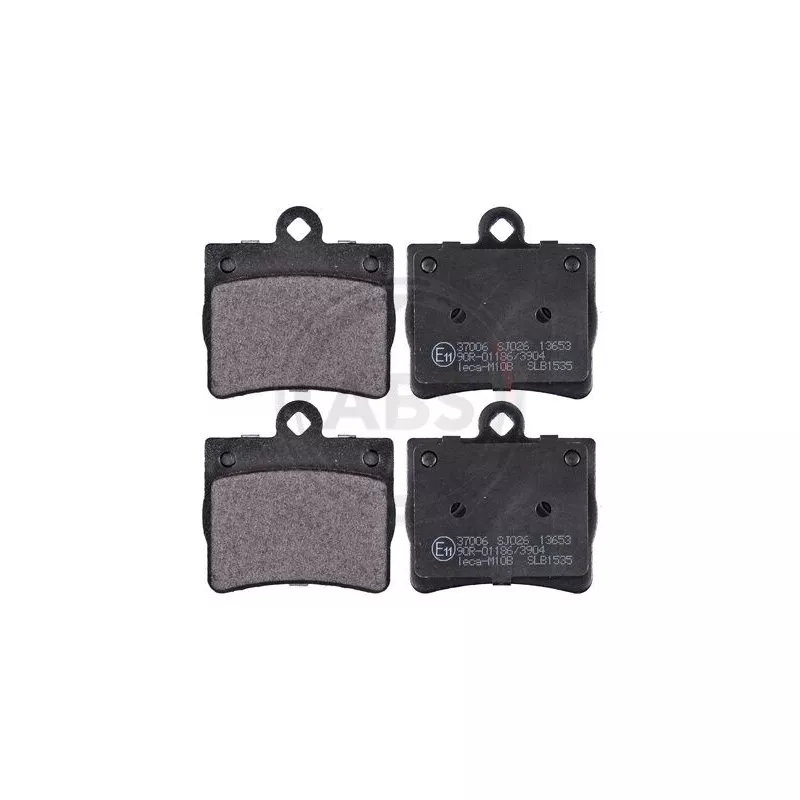 Jeu de 4 plaquettes de frein arrière A.B.S. 37006