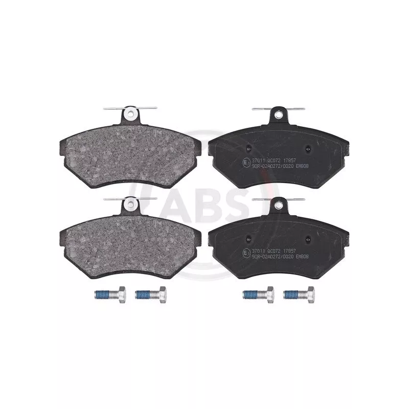 Jeu de 4 plaquettes de frein avant A.B.S. 37011