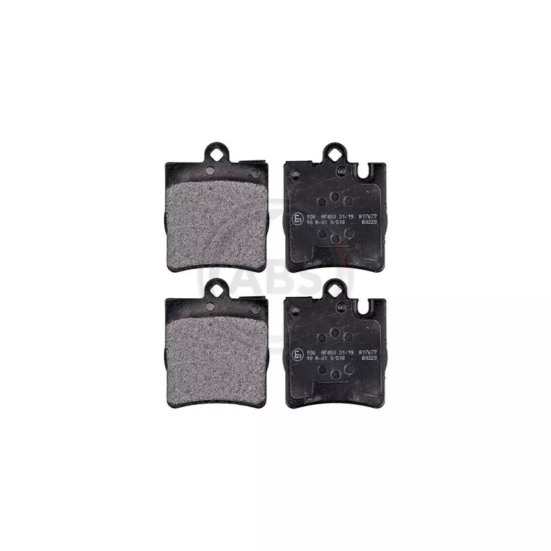 Jeu de 4 plaquettes de frein arrière A.B.S. 37022
