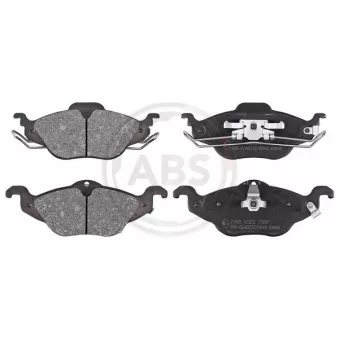Jeu de 4 plaquettes de frein avant A.B.S. 37065