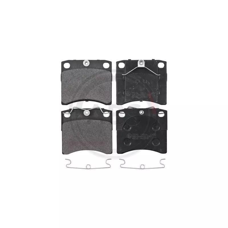 Jeu de 4 plaquettes de frein avant A.B.S. 37099