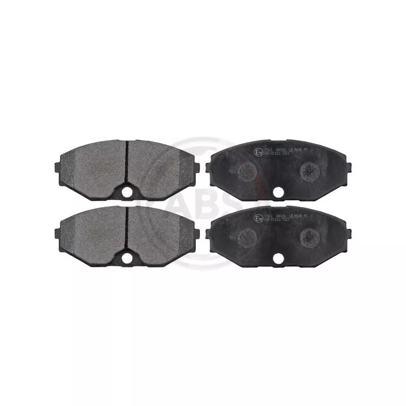 Jeu de 4 plaquettes de frein avant A.B.S. 37161