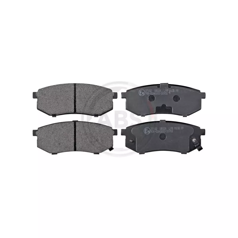 Jeu de 4 plaquettes de frein arrière A.B.S. 37182