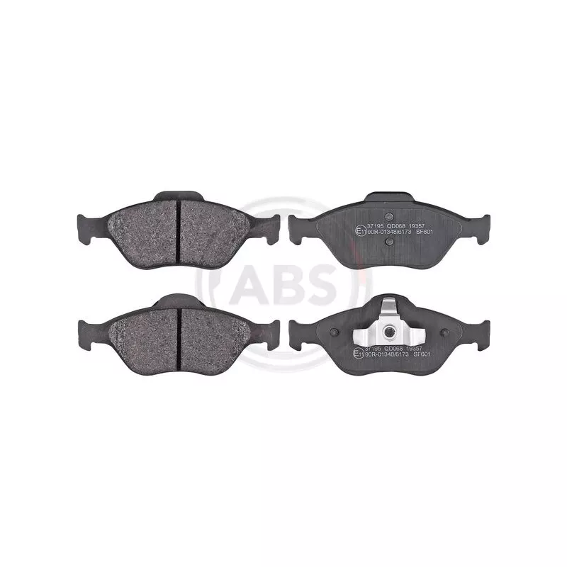 Jeu de 4 plaquettes de frein avant A.B.S. 37195