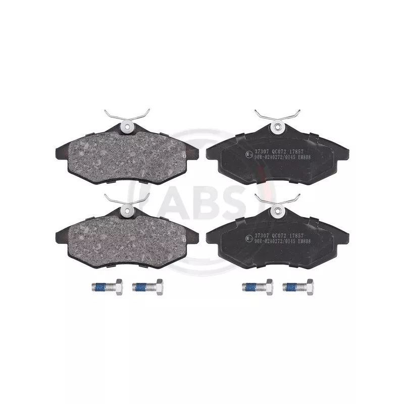 Jeu de 4 plaquettes de frein avant A.B.S. 37307