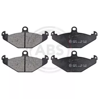 Jeu de 4 plaquettes de frein arrière A.B.S. 37327