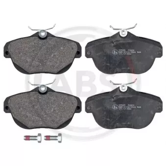 Jeu de 4 plaquettes de frein arrière A.B.S. 37539