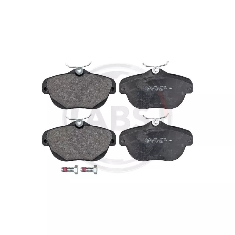 Jeu de 4 plaquettes de frein arrière A.B.S. 37539