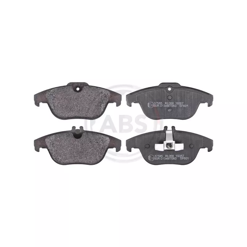 Jeu de 4 plaquettes de frein arrière A.B.S. 37585