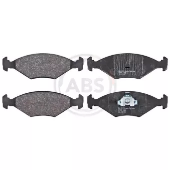 Jeu de 4 plaquettes de frein avant A.B.S. 37837